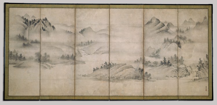 Sōami (1472-1525), Paesaggio delle quattro stagioni